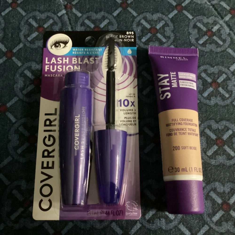 Rommel London Stay Matte foundation & Covergirl Lash Blast Mascara (2 for $20)
